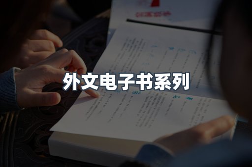 外文电子书系列